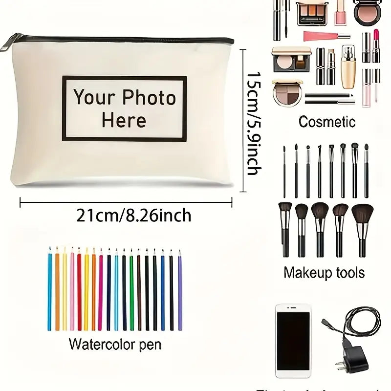 Beauty Case Personalizzabile con Foto/Testo Personale